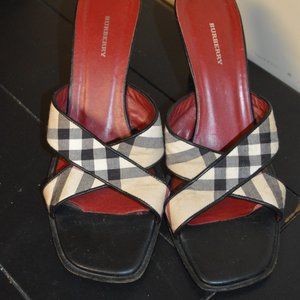 Burberry Slip On Heels Size 38